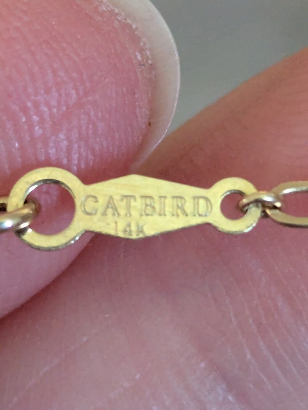 Catbird 1976 Gold Paperclip Chain Necklace - 22" - Picture 5 of 5